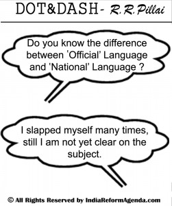 Cartoon 6 - Official vs National Language